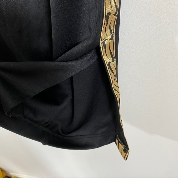 Nike XS Black Gold Side Logo Open Hem Pants‎ Track Pants - Picture 6 of 14